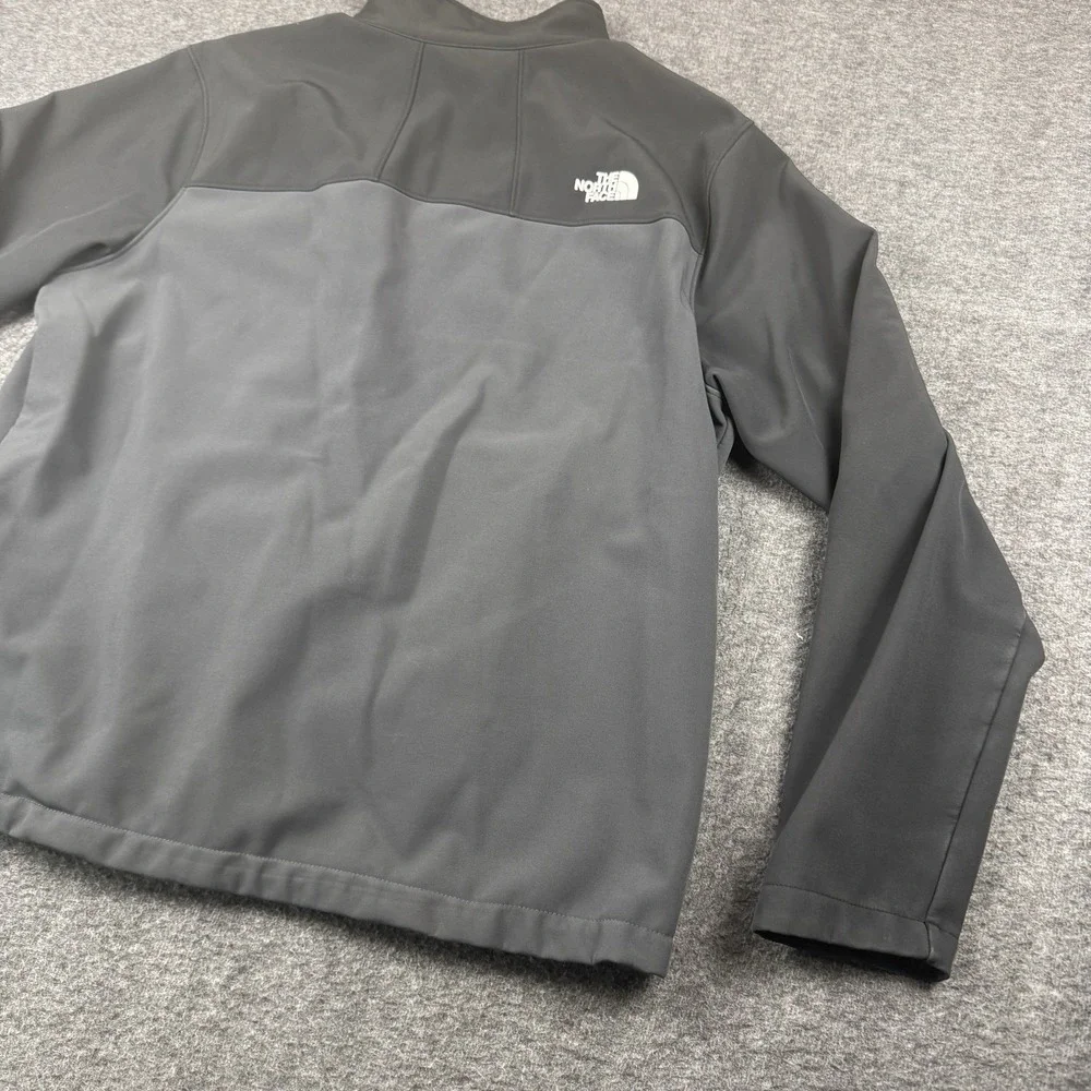 The North Face Jacket Mens XL‎ Black WindWall Softshell Full Zip Hiking Outdoors